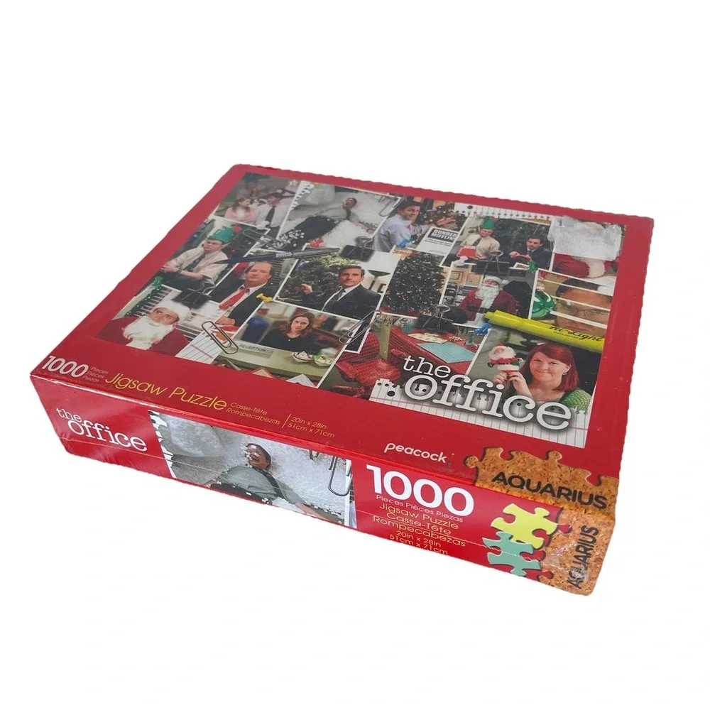 The Office 1000 Pieces Christmas Puzzle 20 X‎ 28 Brand Sealed By Aquarius 65-387